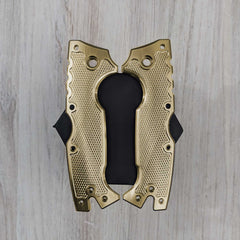STOCKY GOAT - LINERLESS Brass Scales (Compatible w/ Cold Steel AD - 10 & AD - 10 Lite) - Original GOAT