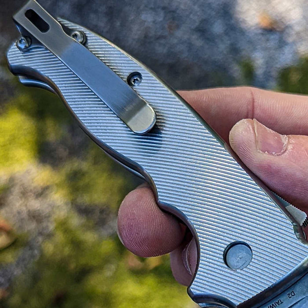 PHAT GOAT - SMALL PIVOT - Textured Titanium Scales (Compatible with Demko AD20.5) - Original GOAT