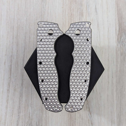 STOCKY GOAT - SMALL PIVOT - Textured Titanium Scales (Compatible with Demko AD20.5) - Original GOAT