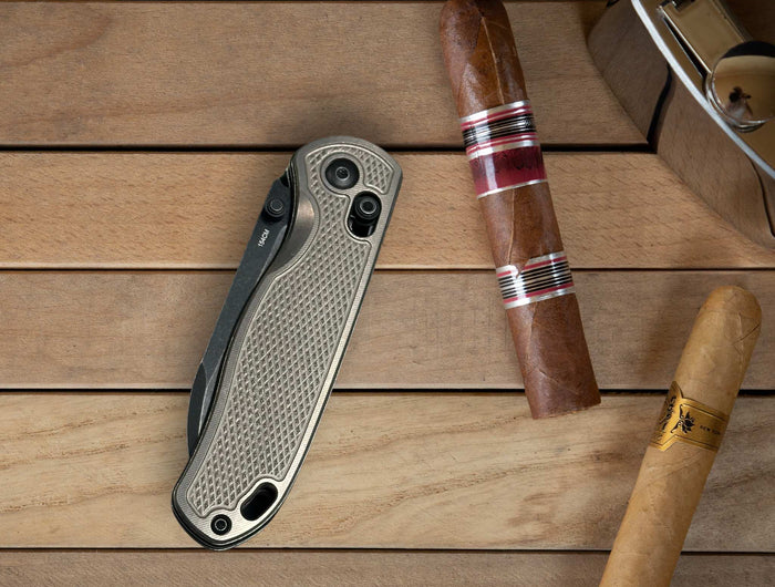 GOAT SKINS - Gunstock / Titanium Scales (Compatible with the Kizer Drop Bear V1*) - Original GOAT