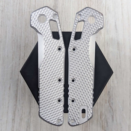 STOCKY GOAT - V2 - OG1 - Aluminum Scales / In the Buff (Compatible with Microtech Standard Issue (MSI)) - Original GOAT