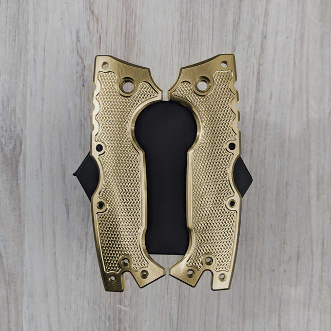 STOCKY GOAT - LINERLESS Brass Scales (Compatible w/ Cold Steel AD - 10 & AD - 10 Lite) - Original GOAT