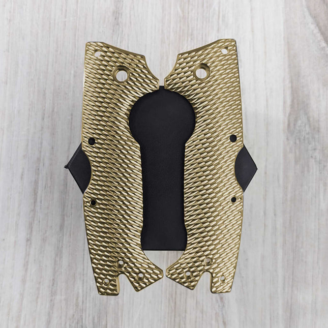 STOCKY GOAT - LINERLESS Brass Scales (Compatible w/ Cold Steel AD - 10 & AD - 10 Lite) - Original GOAT