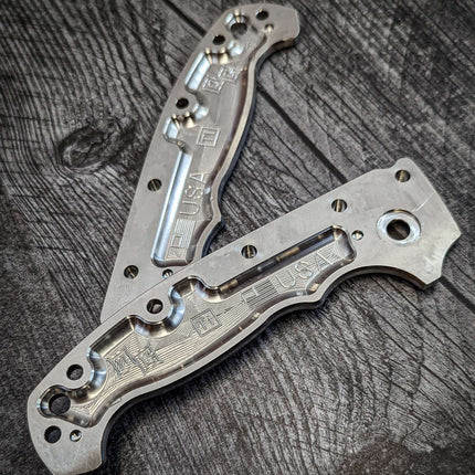 OG1 / CUSTOM - Linerless - Textured Titanium Scales (Compatible with Demko AD20 & AD20S)
