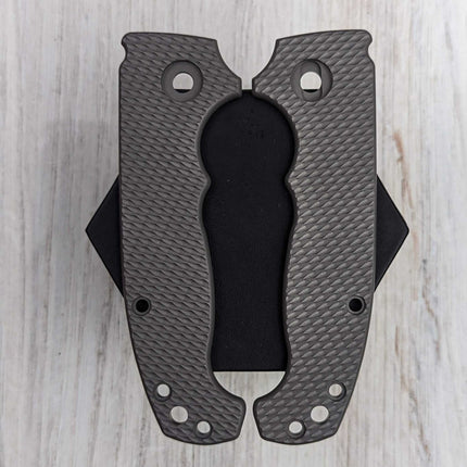 OG1 / BLASTED - Linerless - Textured Titanium Scales (Compatible with Demko AD20 & AD20S)