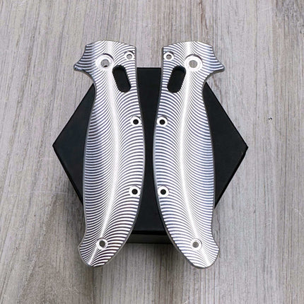 STOCKY GOAT - Drift - Stoned & Ceramic Coated / Skiff Bearing Linerless Aluminum Scales (Compatible with Spyderco Manix 2) - Original GOAT
