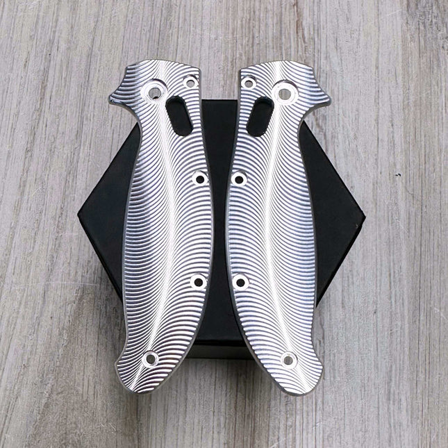 STOCKY GOAT - Drift - Stoned & Ceramic Coated / Skiff Bearing Linerless Aluminum Scales (Compatible with Spyderco Manix 2) - Original GOAT
