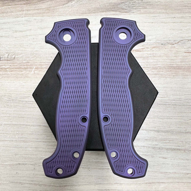 Gunstock / CUSTOM - Linerless - Textured Titanium Scales (Compatible with Demko AD20 & AD20S)