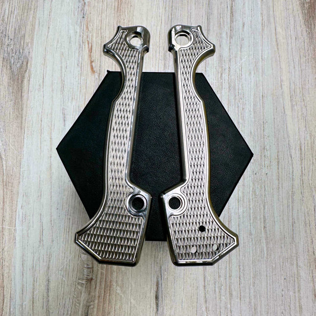 LINERLESS Titanium Scales & Skiff Bearing Upgrade (Compatible with Cold Steel AD - 15 & AD - 15 Lite) - Original GOAT
