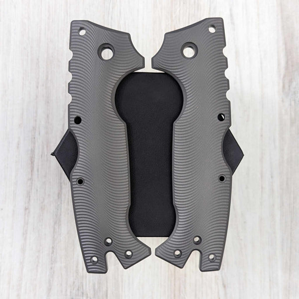 STOCKY GOAT - Drift - Unlined Titanium Scales (Compatible w/ Cold Steel AD-10 & AD-10 Lite)