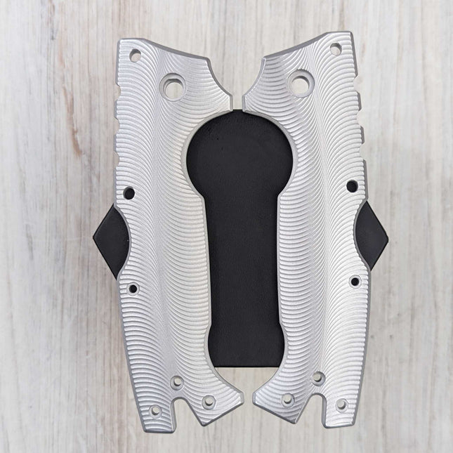 STOCKY GOAT - Drift - LINERLESS Aluminum Scales - In the Buff (Compatible w/ Cold Steel AD - 10 & AD - 10 Lite) - Original GOAT