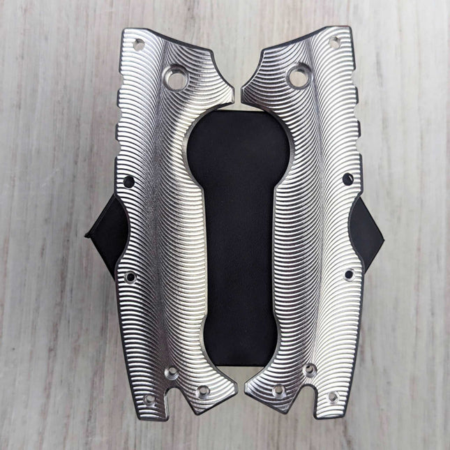 STOCKY GOAT - Drift - LINERLESS Aluminum Scales - Stoned/Coated (Compatible w/ Cold Steel AD-10 & AD-10 Lite)