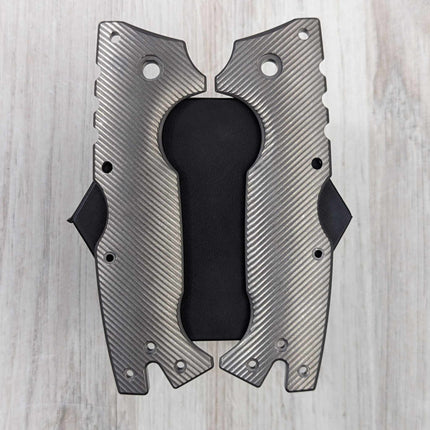STOCKY GOAT - MM2 - LINERLESS Titanium Scales (Compatible w/ Cold Steel AD-10 & AD-10 Lite)