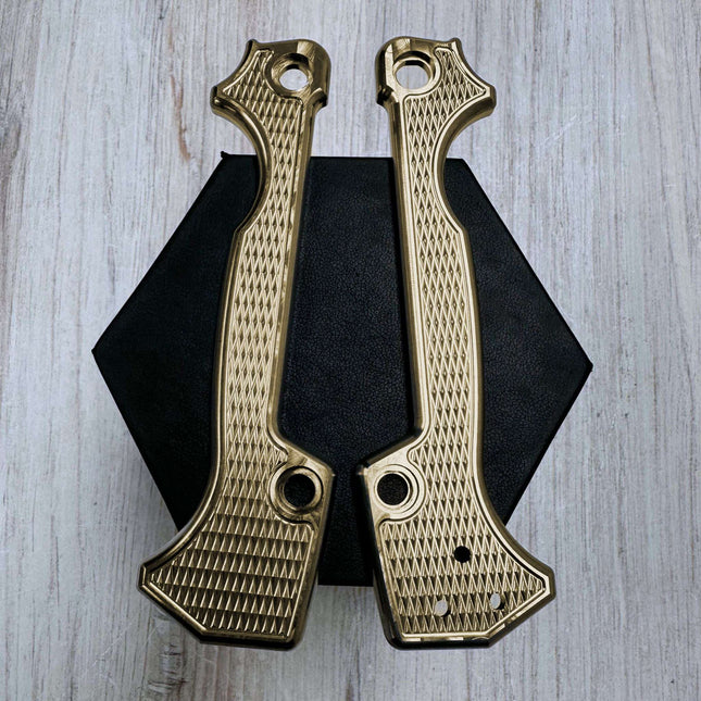 LINERLESS Brass Scales & Skiff Bearing Upgrade / Gunstock (Compatible with Cold Steel AD-15 & AD-15 Lite)