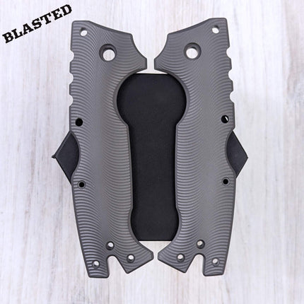 STOCKY GOAT - Drift - LINERLESS Titanium Scales (Compatible w/ Cold Steel AD-10 & AD-10 Lite)