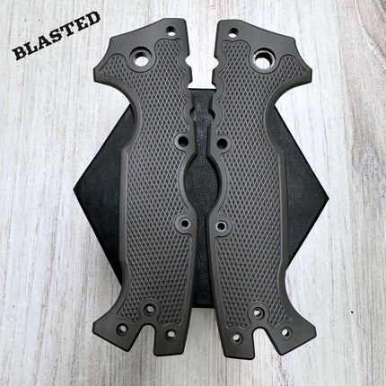 STOCKY GOAT - GUNSTOCK - Linerless Titanium Scales (Compatible w/ Cold Steel AD-10 & AD-10 Lite)