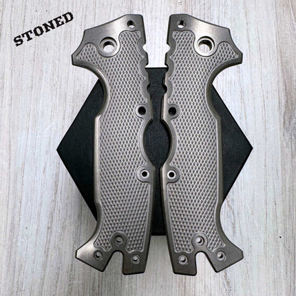 STOCKY GOAT - GUNSTOCK - Linerless Titanium Scales (Compatible w/ Cold Steel AD-10 & AD-10 Lite)