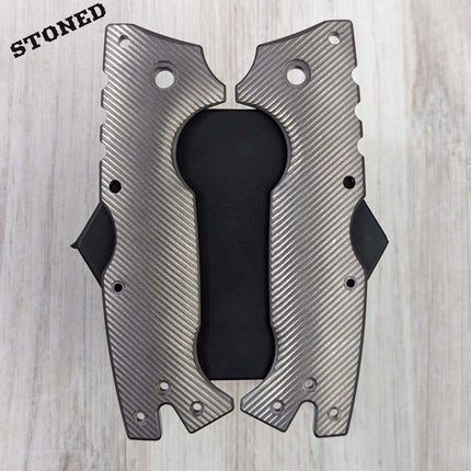 STOCKY GOAT - MM2 - LINERLESS Titanium Scales (Compatible w/ Cold Steel AD-10 & AD-10 Lite)