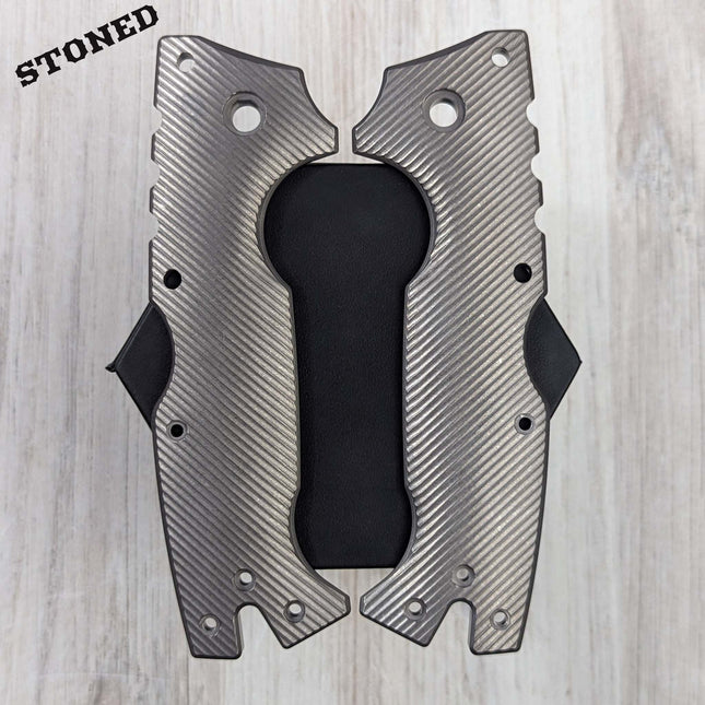 STOCKY GOAT - MM2 - LINERLESS Titanium Scales (Compatible w/ Cold Steel AD - 10 & AD - 10 Lite) - Original GOAT