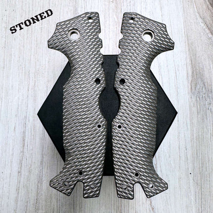 STOCKY GOAT - OG1 - LINERLESS Titanium Scales (Compatible w/ Cold Steel AD-10 & AD-10 Lite)