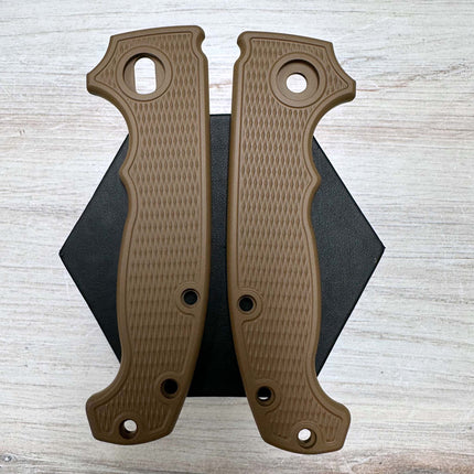 Gunstock / CUSTOM - Linerless - Textured Titanium Scales (Compatible with Demko AD20 & AD20S)
