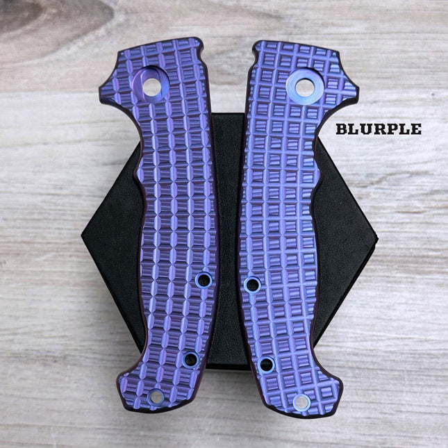 Pineapple / CUSTOM - Linerless - Textured Titanium Scales (Compatible with Demko AD20 & AD20S)