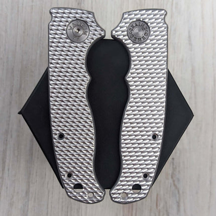 PHAT GOAT - BIG PIVOT - Textured Titanium Scales (Compatible with Demko AD20.5)