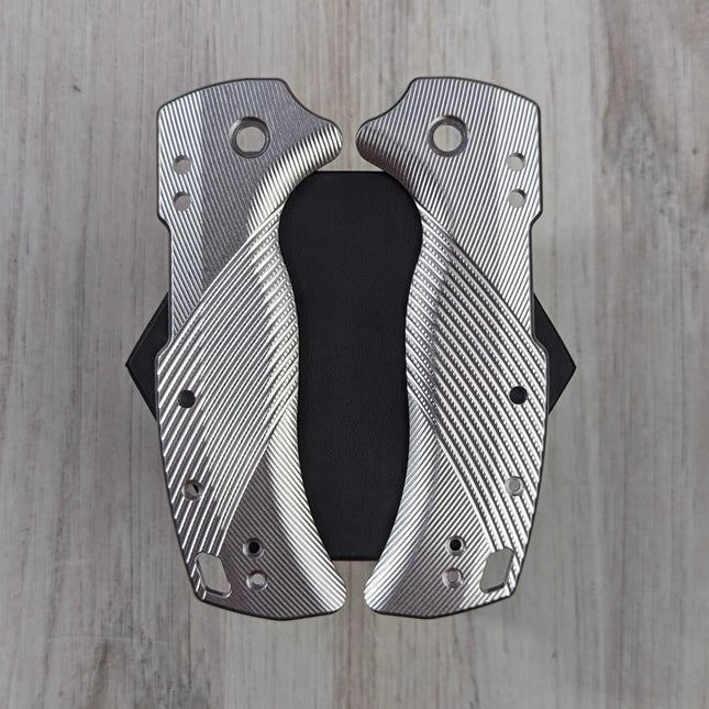 LINERLESS Aluminum Scales & Skiff Bearing Upgrade / Stoned (Compatible with Cold Steel Engage - 3.5'' model) - Original GOAT