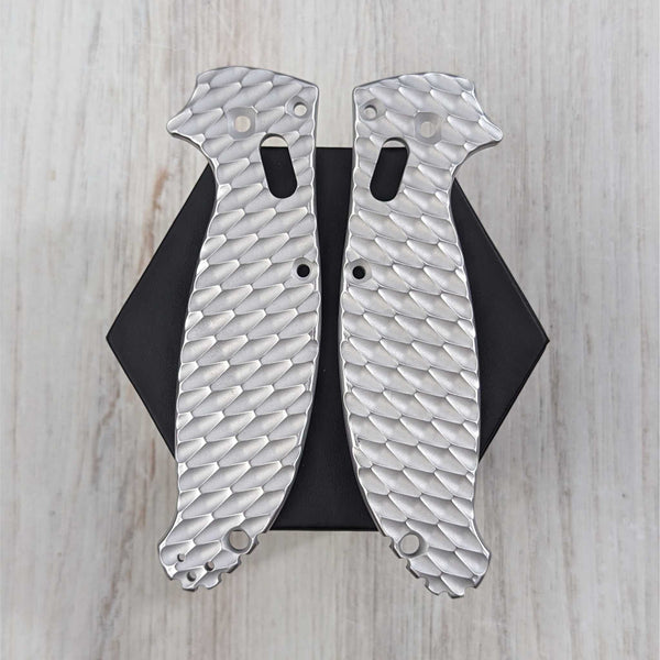GOAT SHELL - Expanded - Linerless Aluminum Clamshell - In the Buff / Ceramic Coated (Compatible with Spyderco Manix 2)