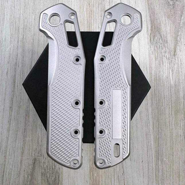 STOCKY GOAT - V2 - Gunstock - Aluminum Scales / In the Buff (Compatible with Microtech Standard Issue (MSI))