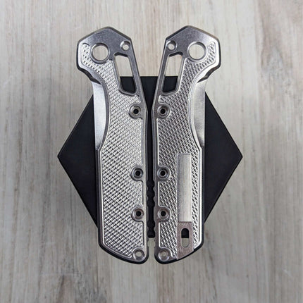 STOCKY GOAT - V2 - Gunstock - Titanium Scales (Compatible with Microtech Standard Issue (MSI))