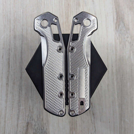 STOCKY GOAT - V2 - Gunstock - Titanium Scales / Lightweight  (Compatible with Microtech Standard Issue (MSI))