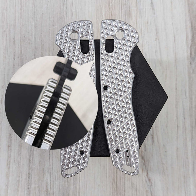 STOCKY GOAT - XL - Sharktooth - Aluminum Scales / Stoned (Compatible with Hogue Deka v2) - Original GOAT