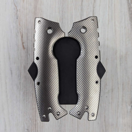 STOCKY GOAT - MM2 - LINERLESS Titanium Scales (Compatible w/ Cold Steel AD-10 & AD-10 Lite)