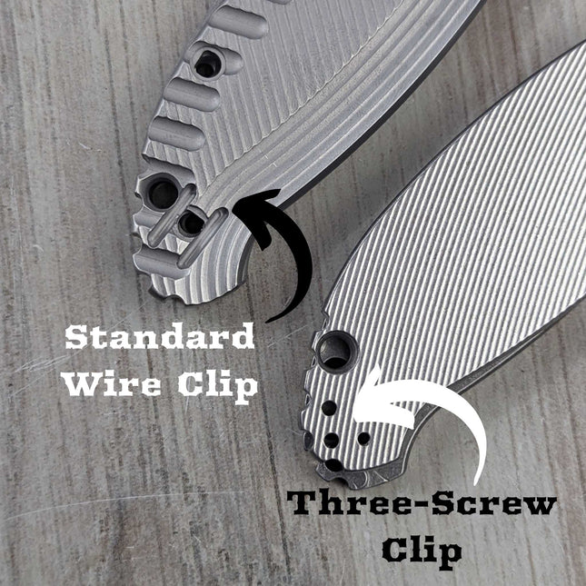 GOAT SHELL - Aluminum Clamshell - In the Buff (Compatible with Spyderco Manix 2 LW) - Original GOAT