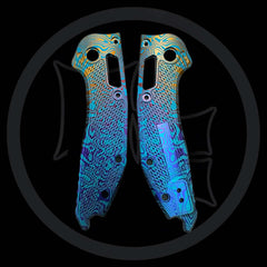 DOORBUSTER 3 - "Fauxkuti til' You Make It" Microtech Stitch 1/4" RAM - LOK Compatible Custom Gunstock Titanium Scales - Original GOAT