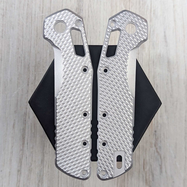 STOCKY GOAT - V2 - OG1 - Aluminum Scales / In the Buff (Compatible with Microtech Standard Issue (MSI))