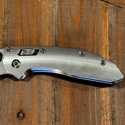 STOCKY GOAT - V2 - MM1 - Titanium Scales (Compatible with Microtech Standard Issue (MSI))