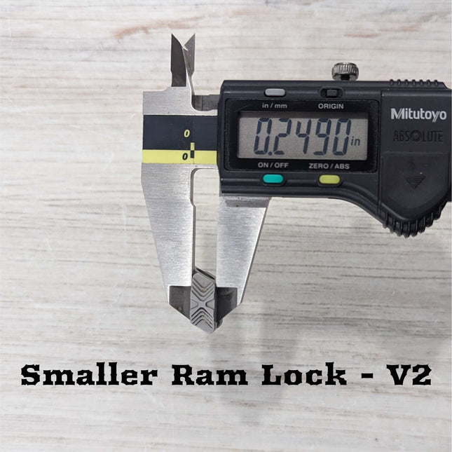 STOCKY GOAT - V2 - MM2 - Aluminum Scales / Stoned & Ceramic Coated (Compatible with Microtech Standard Issue (MSI)) - Original GOAT