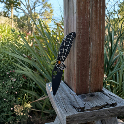 Spiderweb - Spyderco Manix 2 LW - Skiff Bearing Limited Edition Scales - Original GOAT