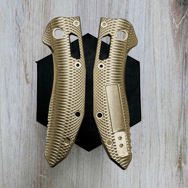 STOCKY GOAT - Sonic - Brass Scales (Compatible with Microtech Stitch) - Original GOAT