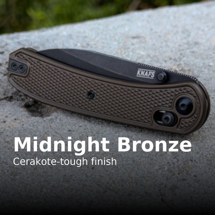 Gunstock - Knafs Co. Lander 2 Aluminum Scales (Midnight Bronze / Tungsten Cerakote) - Original GOAT