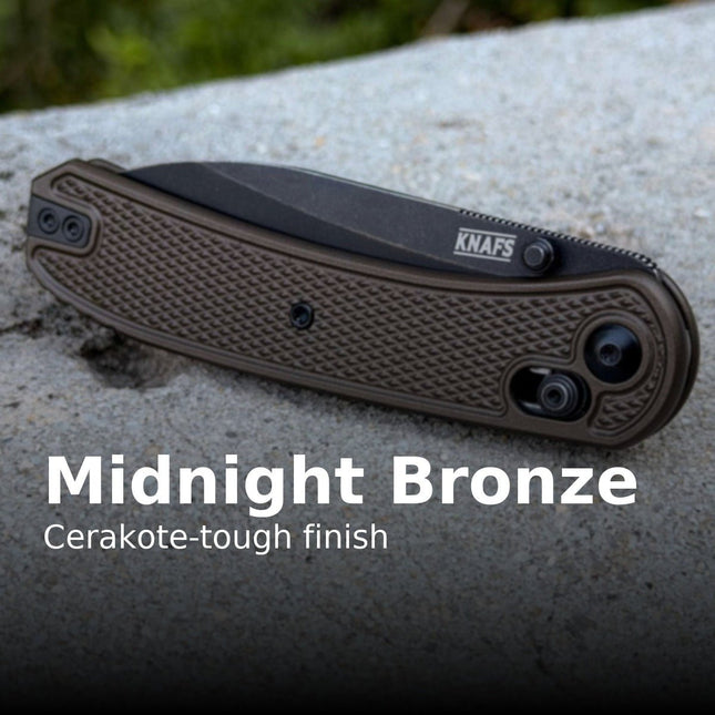 Gunstock - Knafs Co. Lander 2 Aluminum Scales (Midnight Bronze / Tungsten Cerakote) - Original GOAT