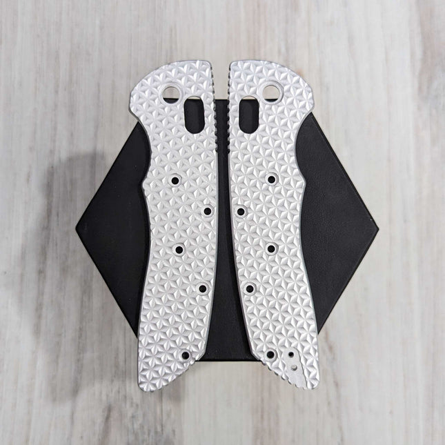 V1 - Sharktooth - Aluminum Scales - In The Buff (Compatible with Hogue Deka v1)
